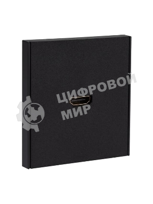 Розетка Kranz STRONG HDMI с/у антрацит