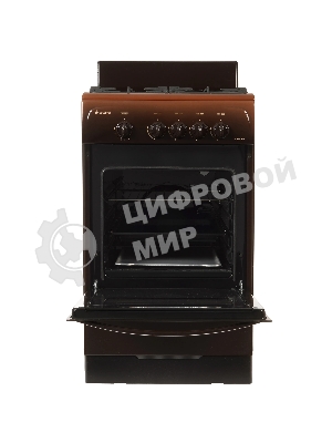 Плита газовая Gefest CG 50М02 К83 коричневый, конфорок 4 шт, духовка 42 л, 50 см x 85 см x 53 см