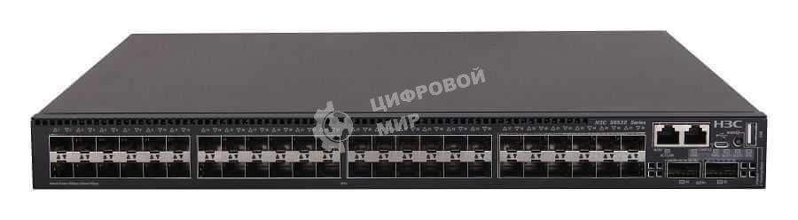 Коммутатор H3C LS-6520X-54HC-EI-GL, 48×10 Гбит/с SFP+ + 2×100 Гбит/с QSFP28, управляемый