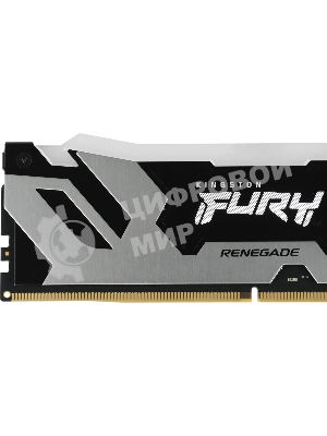 Оперативная память Kingston Fury Renegade RGB, DDR5, 24GB (1x24 GB), 7200 MHz, CL38, радиатор, RGB, серебристый