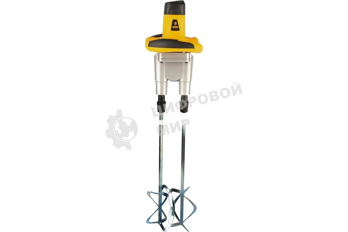 Миксер строительный Denzel EM-2-1600 1600 Вт 200-480/250-680 об/мин 27911