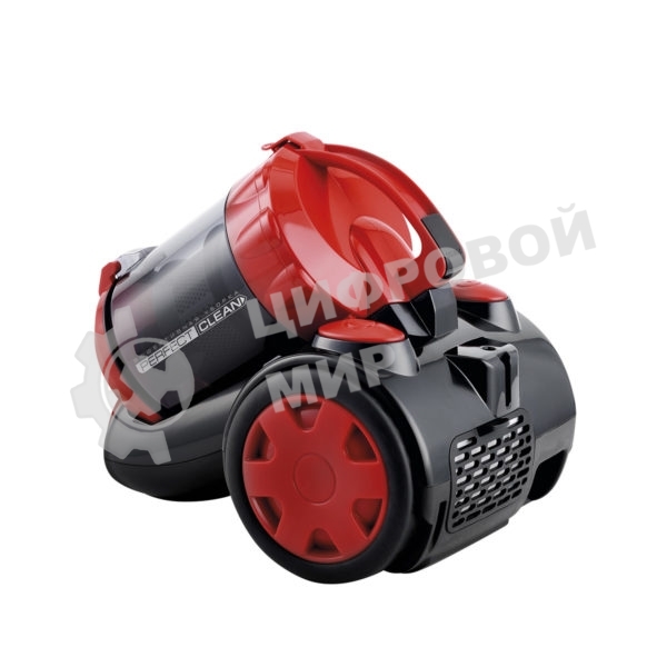 Пылесос Centek CT-2528 Red красный/черный, 350/2000 Вт, уборка сухая, пылесборник циклонный фильтр 1.5 л