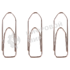 Скрепки Deli E39719 металл никелированные треугольник 28мм (упаковка: 100 шт) картонная коробка