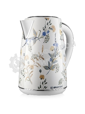 Чайник электрический BRAYER BR1083, 1.7л, стальной корпус