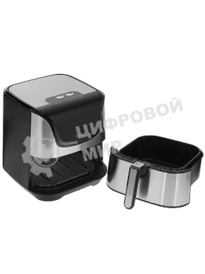 Аэрогриль Kitfort КТ-2232 серебристый, 1700 Вт, 5.4 л, сенсор, 8 программ