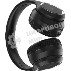 Беспроводные/проводные наушники Hoco W28 JOURNEY черный, накладные, Bluetooth + проводной, складная конструкция, до 10 ч.