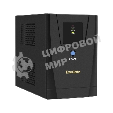 Источник бесперебойного питания ExeGate SpecialPro UNB-1200.LED.AVR.C13.RJ 1200VA/750W, LED, AVR, 6*IEC-C13, RJ45/11, черный