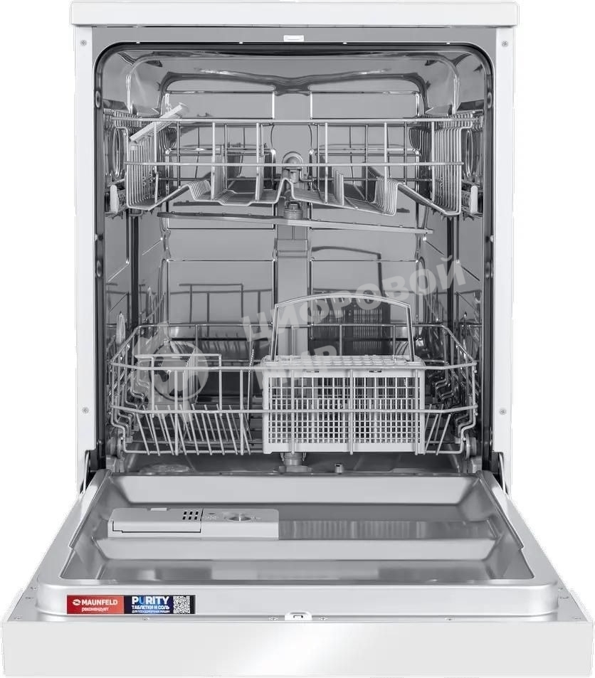 Посудомоечная машина Maunfeld MWF60121W, белый, 59.8 см, 12 компл., 47 дБ, класс A++