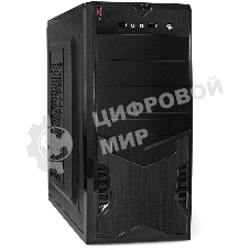 Корпус ExeGate CP-601-CP400, Midi-Tower, чёрный, БП 400 Вт