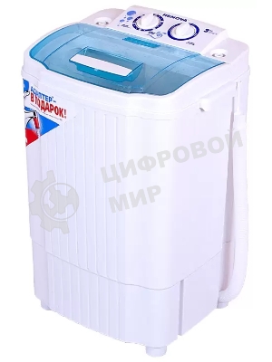 Стиральная машина Renova WS-30T/ЕТ белая, загрузка вертикальная 3кг, класс: D