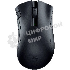 Мышь беспроводная Razer DeathAdder V2 X Hyperspeed черный, 14000 dpi, радиоканал, Bluetooth, USB, кнопки - 7