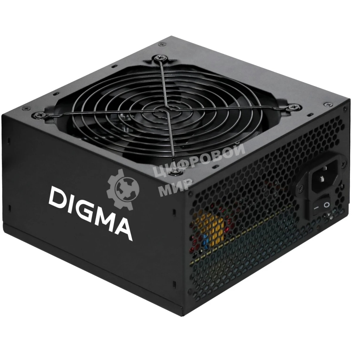 Блок питания Digma DPSU-600W-WH RTL, 600Вт, 80 PLUS, 120мм, черный
