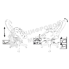 Кресло руководителя Бюрократ T-9932W-LOW-Eco черный, эко.кожа, низк.спин. крестов. металл/дерево