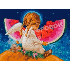 Картина по номерам БЕЛОСНЕЖКА 914-AS Сладкий арбуз