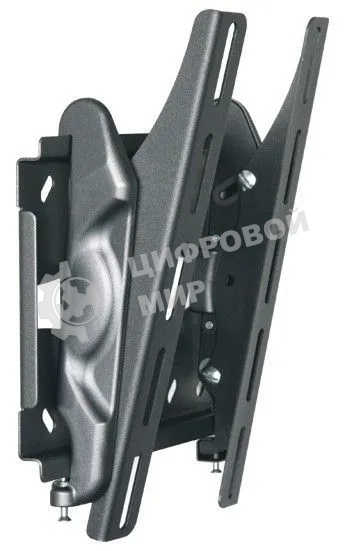 Кронштейн для телевизора Holder LCDS-5010 черный металлик, настенный, наклон