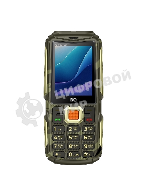 Мобильный телефон BQ 2430L Tank Connect камуфляж/золотистый