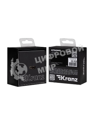 Розетка Kranz STRONG HDMI с/у антрацит