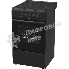 Плита электрическая Darina 1B EC 331 606 At антрацит/черный, конфорок 3 шт, духовка 50 л, 50 см x 85 см x 56 см