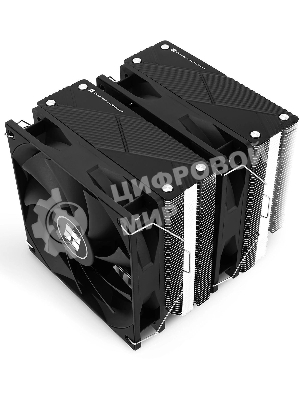 Устройство охлаждения(кулер) Thermalright Phantom Spirit 120 Soc-AM5/AM4/1151/1200/1700 черный 4-pin 25.6dB Al+Cu 535gr Ret (PS120)
