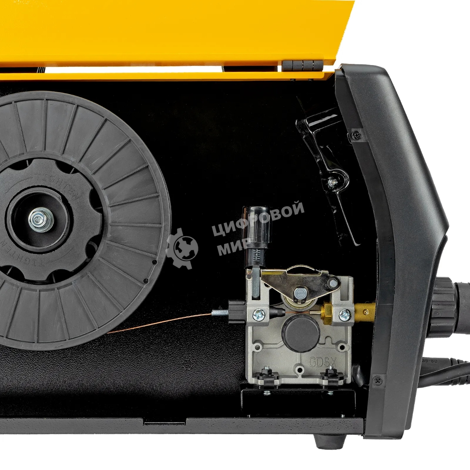 Аппарат инвертор. полуавтомат. cварки Denzel IMIG-205SDR, 200 А, ПВ 60%, катушка 5 кг