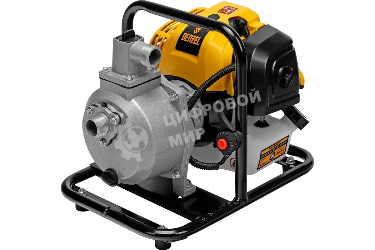 Мотопомпа бензиновая для чистой воды Denzel PX-25, 52 см3, 1