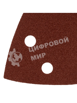 Треугольник абразивный Denzel на ворc. подложке под 