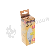 Лампа светодиодная EUROLUX LL-E-C37-7W-230-2,7K-E14