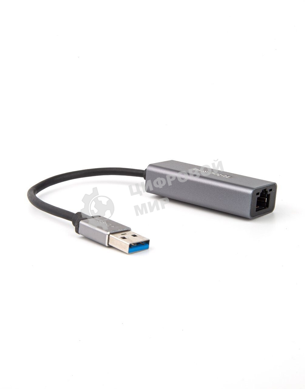 Кабель-переходник USB 3.0 (Am) --> LAN RJ-45 Ethernet 1000 Mbps, Aluminum Shell,Telecom TU312M