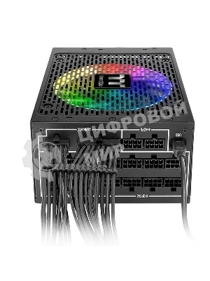 Блок питания Thermaltake ToughPower iRGb PLUS (PS-TPI-1250F3FDTE-1), 1250Вт, 80 PLUS Titanium, 140мм, модульный, черный