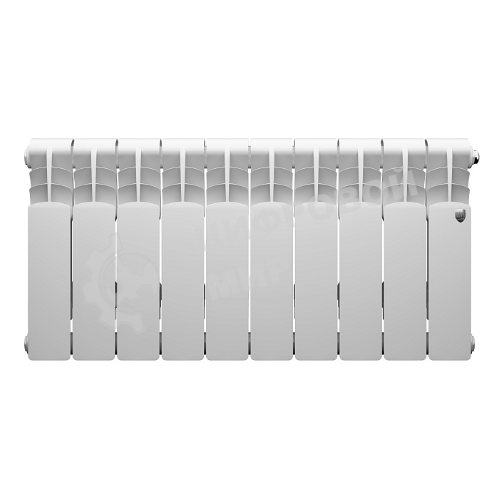 Радиатор биметаллический Royal Thermo Revolution B 350 - 10 секц.