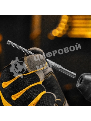 Бур по бетону Denzel цельная крестовая пластина, 6x115 мм, SDS PLUS