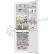 Холодильник Haier C2F619CWU1 белый двухкамерный 256/108л морозилка снизу, No Frost