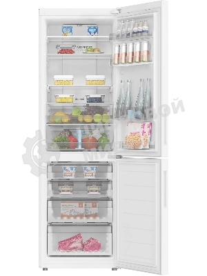 Холодильник Haier C2F619CWU1 белый двухкамерный 256/108л морозилка снизу, No Frost