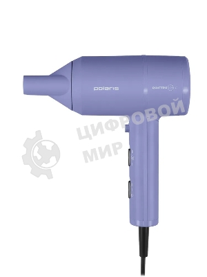 Фен Polaris PHD-1110 голубой, 1600 Вт, ионизация