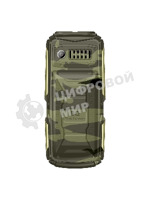 Мобильный телефон BQ 2430L Tank Connect камуфляж/золотистый