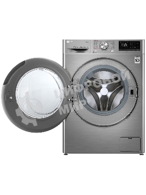 Стиральная машина LG F4V5VYP2T серебристый, загрузка фронтальная 9 кг, 1400 об/мин, класс A