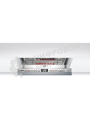 Встраиваемая посудомоечная машина Bosch SPV4HMX65Q, серебристый, 45 см, 10 компл., 45 дБ, класс A+