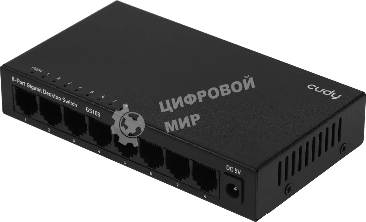 Коммутатор Cudy GS108 (L2) 8x1 Гбит/с неуправляемый