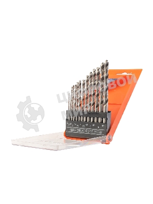 Набор сверл по металлу PATRIOT, HSS, 13 шт: 1,5-6,5 мм, в пластиковом боксе