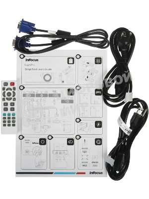 Проектор INFOCUS IN0022SL DLP, 4000 lm, SVGA, 30 000:1, 1.942.16:1, 2xHDMI 1.4, VGA in/out, S-Video, 3.5мм in/out, USB-A, RS-232, лампа 15 000ч.(ECO mode), 10W, 27дБ, 2,6 кг, БЕЛЫЙ