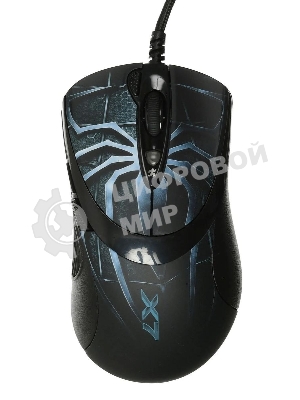 Мышь проводная A4Tech XL-747H синий, 3600 dpi, USB, кнопки - 7