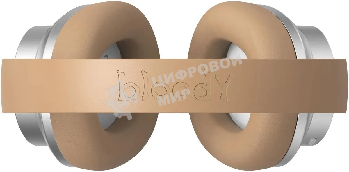 Беспроводные/проводные наушники A4Tech Bloody MH390 хаки, накладные, Bluetooth + проводной