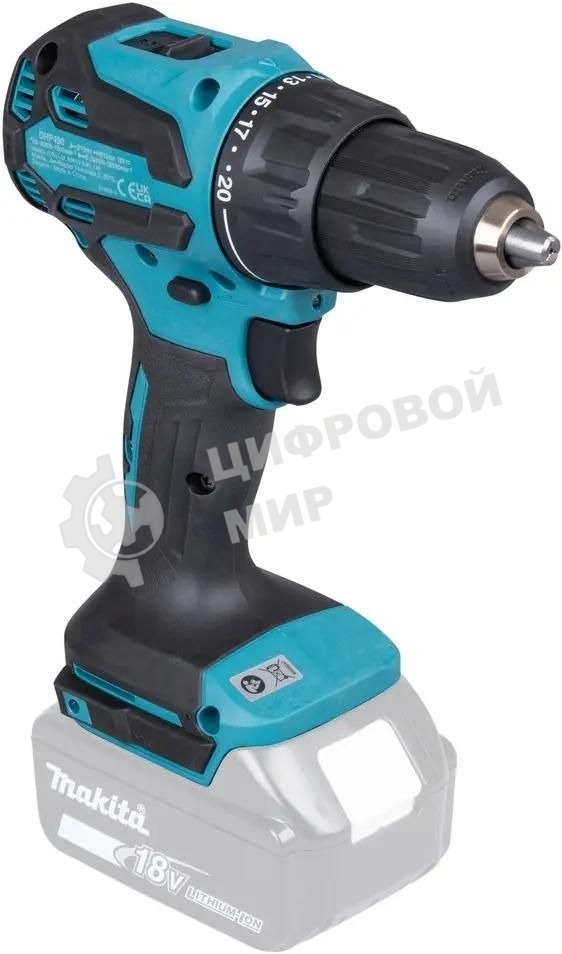 Дрель-шуруповерт Makita DHP490Z аккум. патрон:быстрозажимной