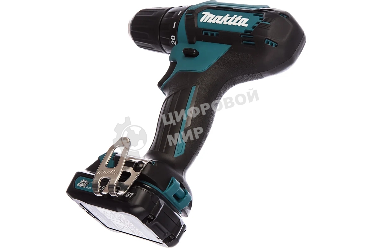 Дрель-шуруповерт аккумуляторная Makita DF333DWYE Аккумуляторная, Кейс