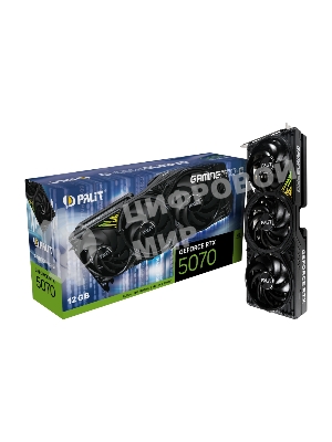 Видеокарта Palit PA-RTX 5070Ti GAMINGPRO-S 16Gb RTX 5070TI 16Gb 256bit GDDR7 2295/28000 HDMIx1 DPx3 HDCP Ret