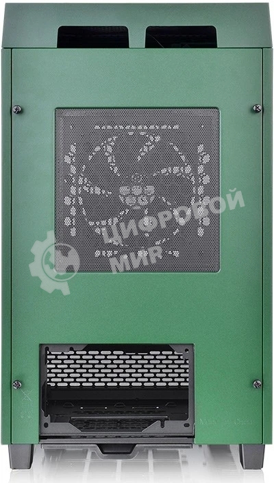 Компьютерный корпус Thermaltake The Tower 100 Racing Green без БП miniITX 1x120мм 3x140мм 2xUSB 3.0 audio bott PSU