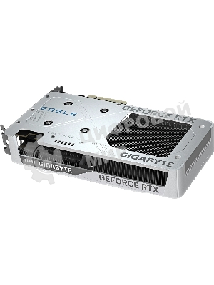 Видеокарта Gigabyte GeForce RTX 5060 Ti Eagle OC Ice, NVIDIA RTX 5060 Ti, 16 ГБ GDDR7, 128 бит, PCI-e 5.0, 1xHDMI, 3xDP, 2617 МГц