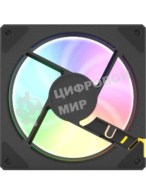 Вентилятор для корпуса Bloody CF-11 LCD ARGb 120х120x25 черный 4-pin 32дБ (упак.:1шт) (CF-11-ARGb120-BK) Ret