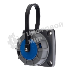 Розетка настенная Rexant фланцевая влагозащищенная с крышкой 16 А, 2Р+РЕ, IP68