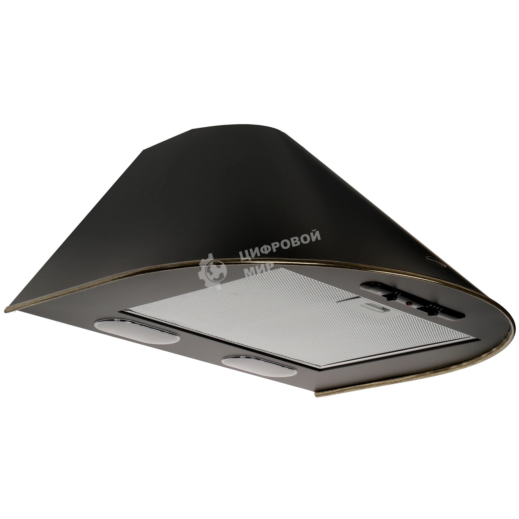 Вытяжка каминная Elikor Эпсилон 60П-430-П3Л черный/золотистый, 60 см, 430 куб. м/ч, 54 дБ